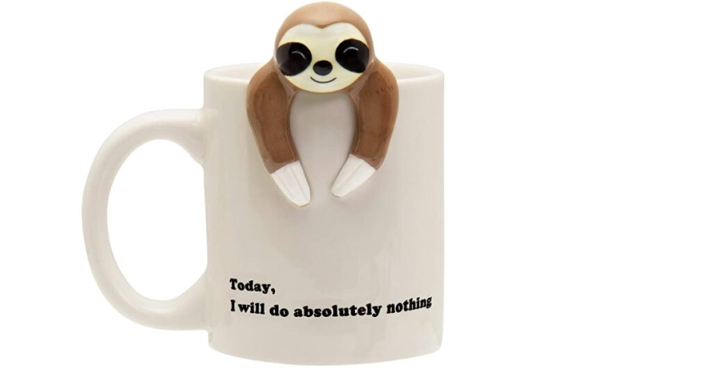 sloth funny mug